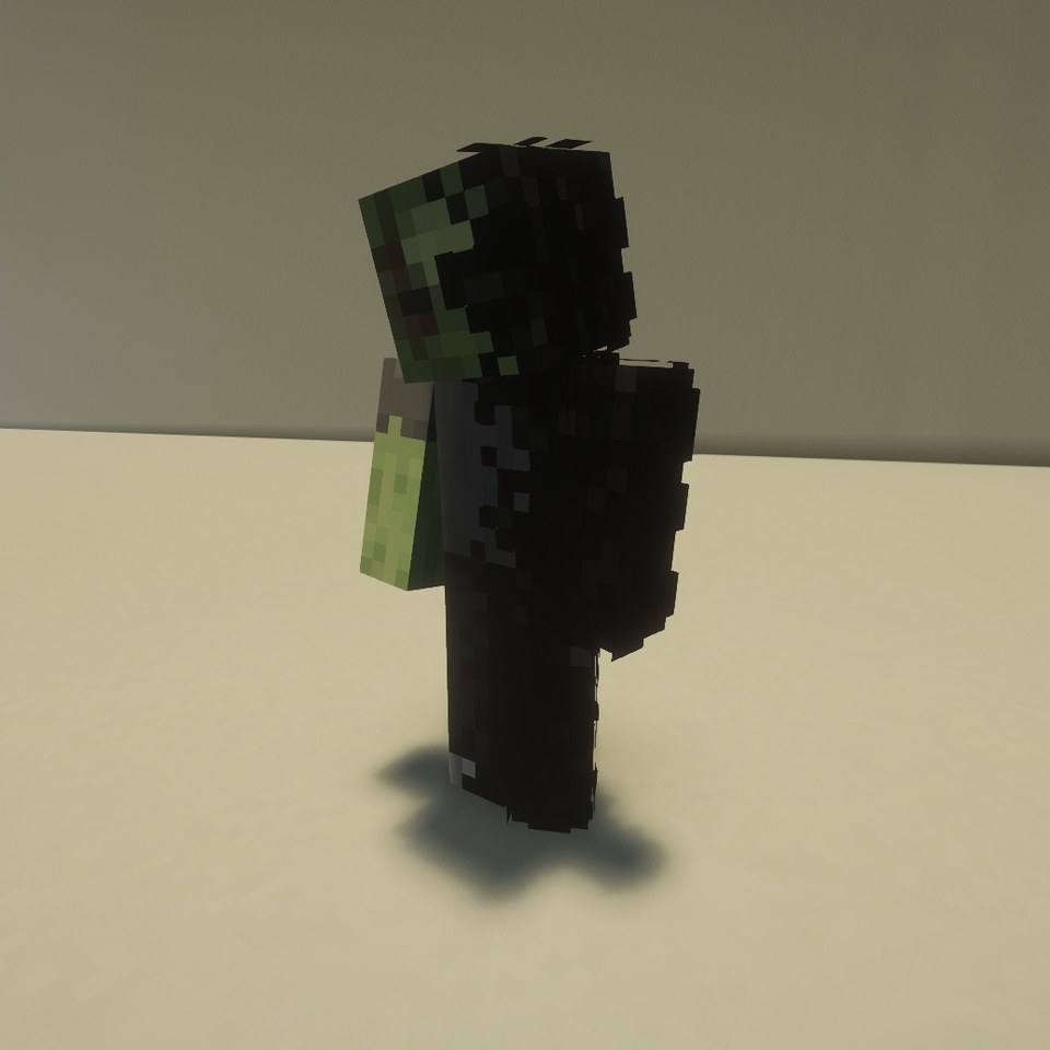 Burned Zombie