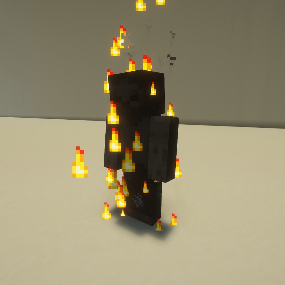 Burning Zombie